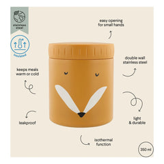 Trixie - Isolierte Brotdose 350 ml Mr Fox | Orange