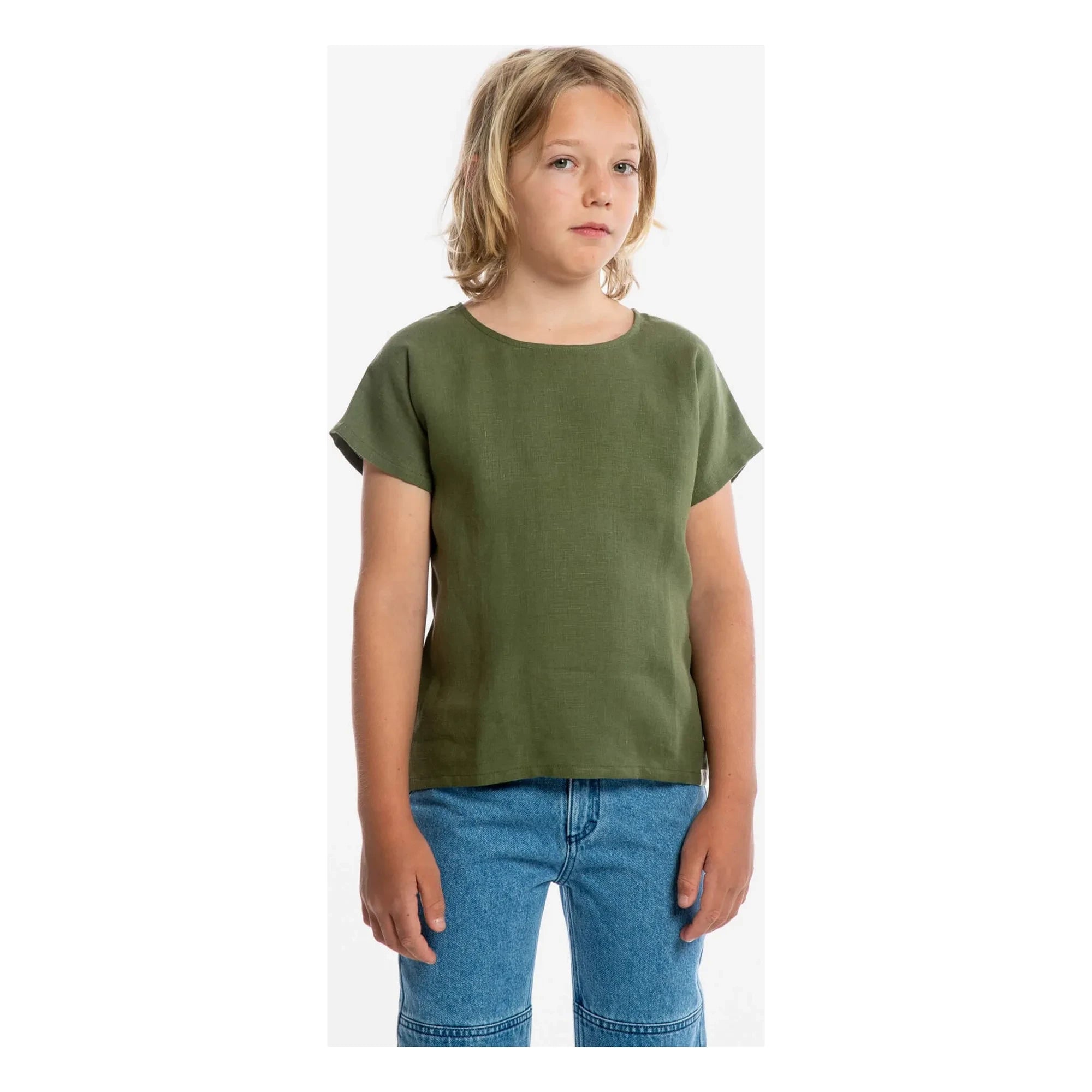 Matona - Easy Lin T-shirt | Zeytin