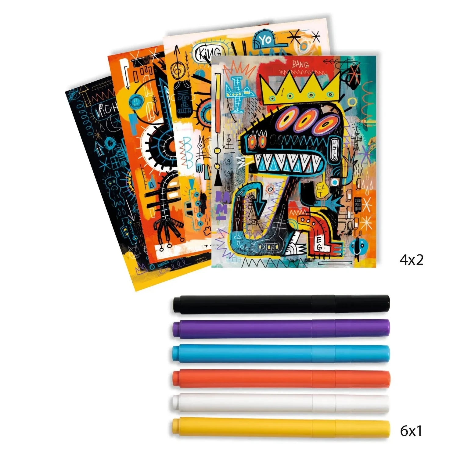 Djeco - Craft Aktivite Seti - Basquiat