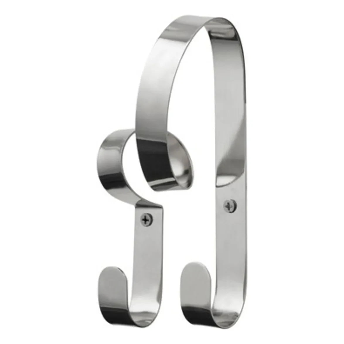 Broste Copenhagen - Ribbon Double Wall Hook | Silver