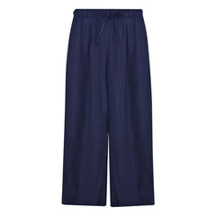 the new society - Luz Linen Pants | Night Blue