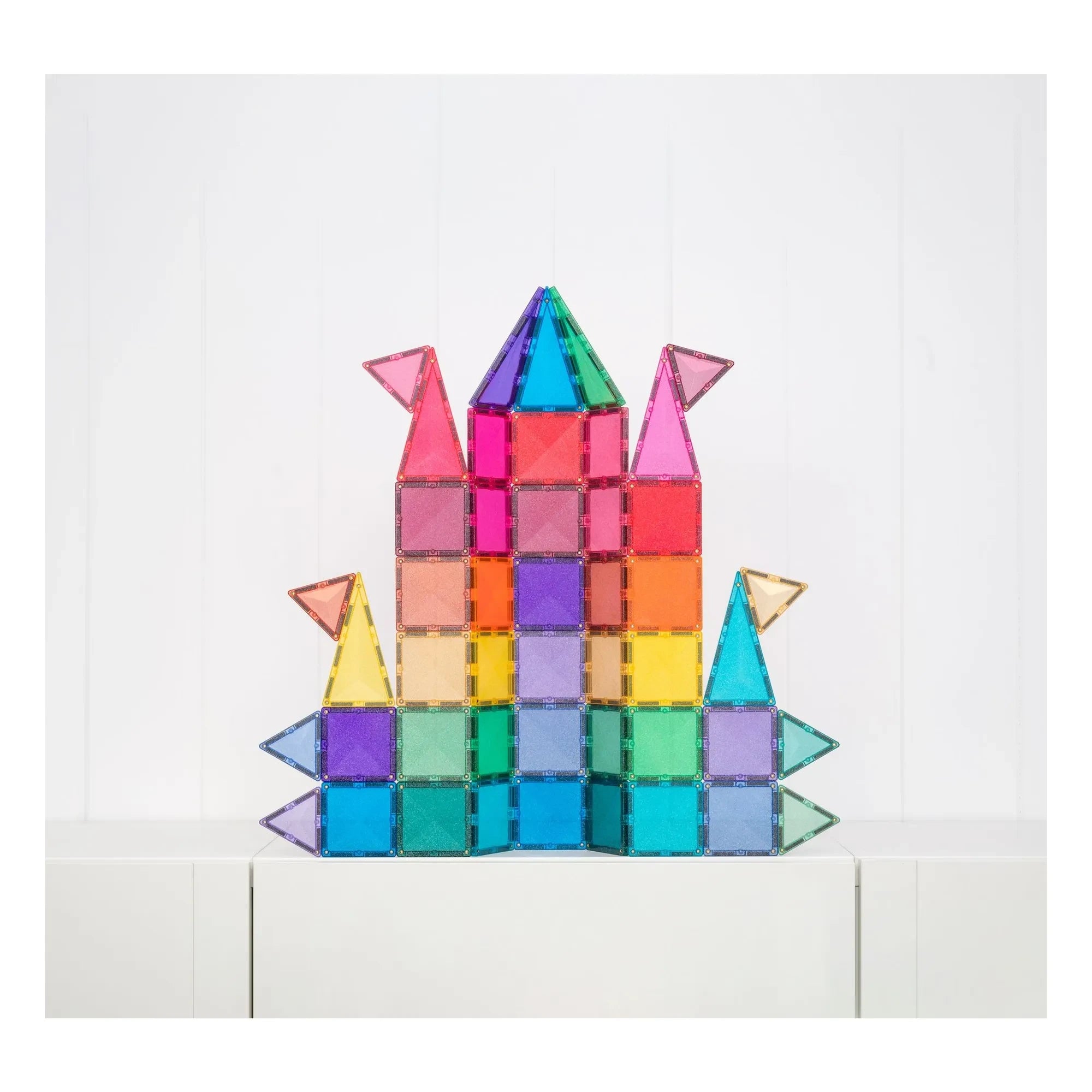 Connetix - Glitter Castle paketi | Pastel