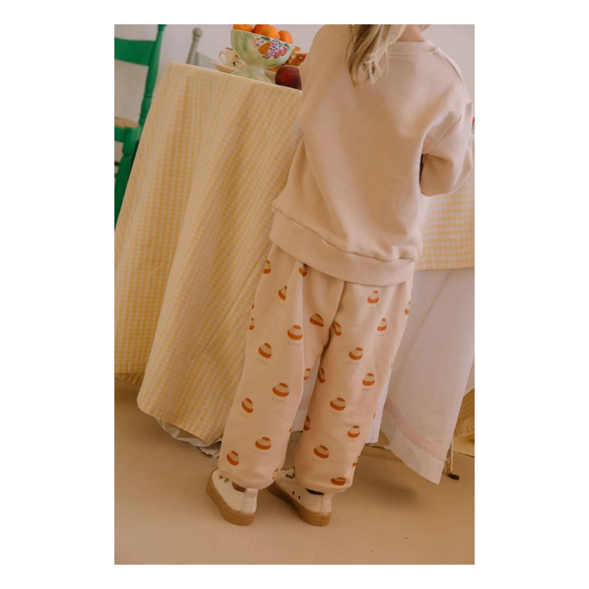 Studio Bohème - Porgy Choux Bio-Baumwollfleecehose | Beige