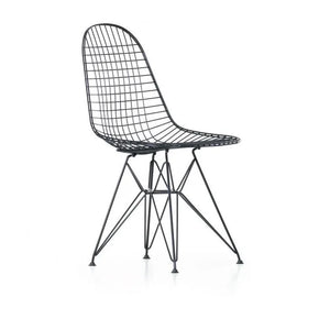 Vitra - Charles & Ray Eames Tasarımı DKR Tel Sandalye | Basic Dark