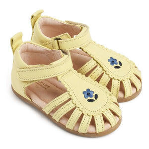 Lazare - Colette bestickte Sandalen | Hellgelb