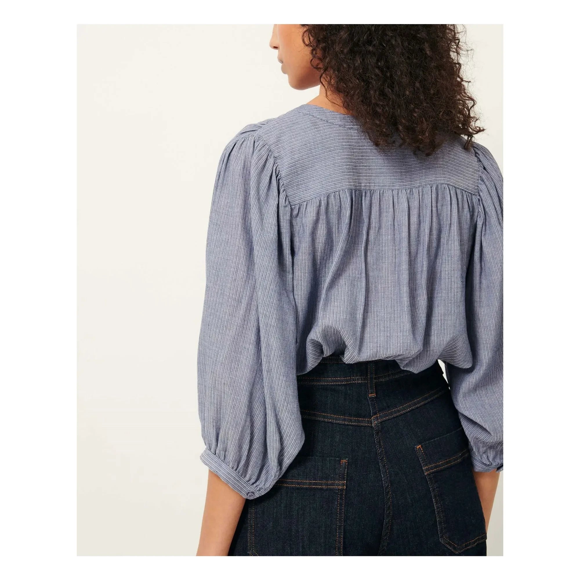 Sessùn - Bluse A-Linie | Blau