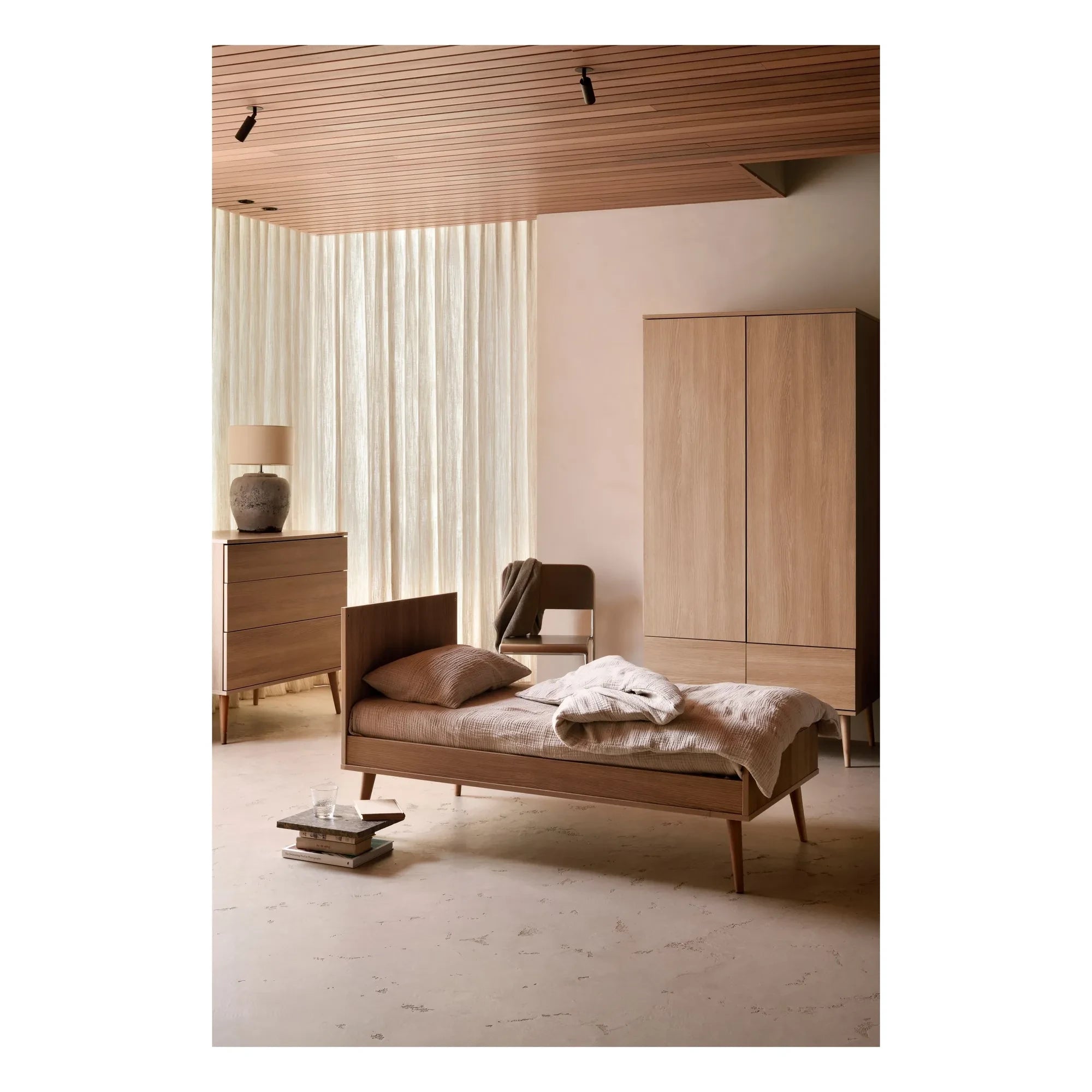 Quax - Flow karyola 70x140 cm | Honey
