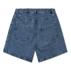 Matona - Denim Organic Cotton Shorts | Blue