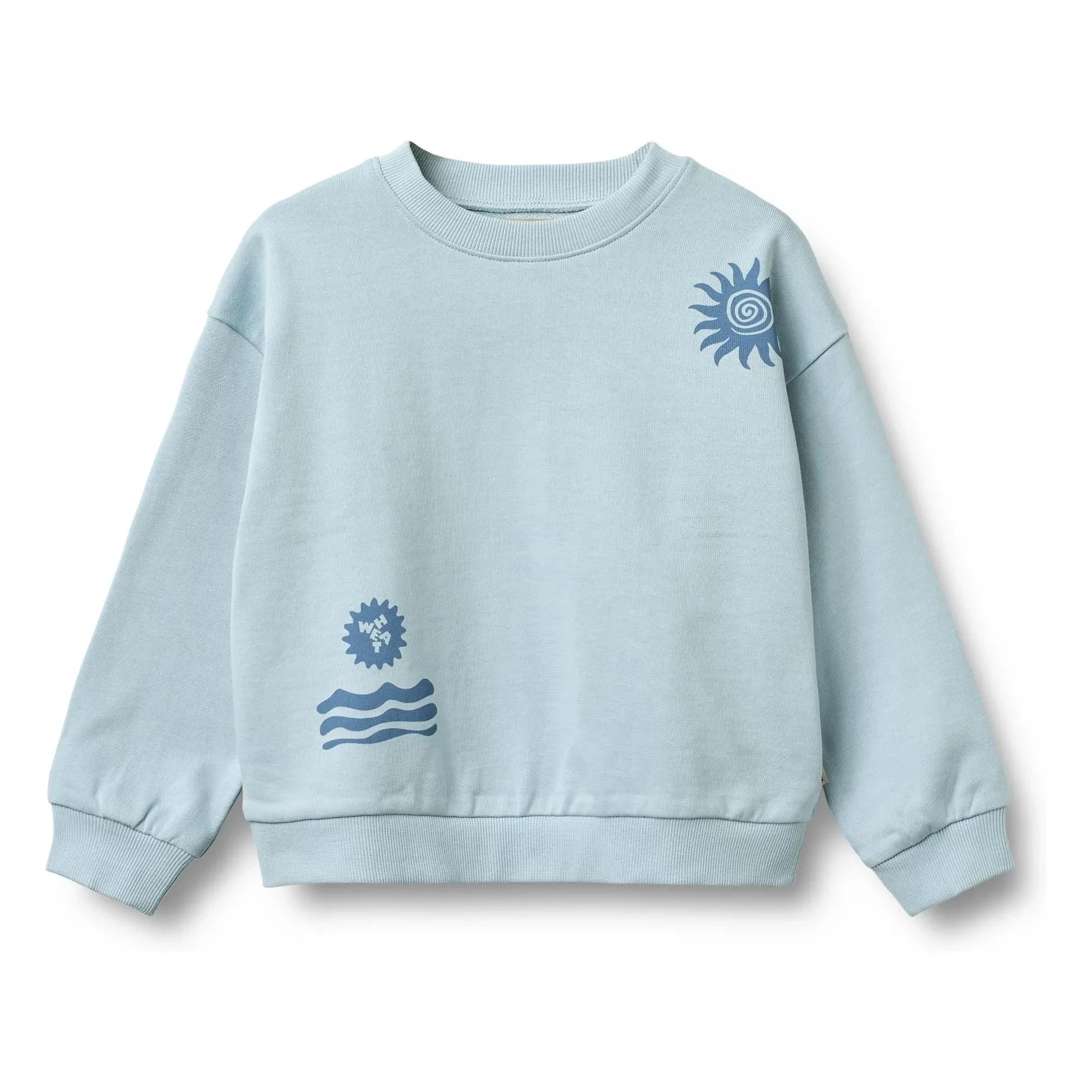 Wheat - Casey organik pamuk sweatshirt | Açık mavi