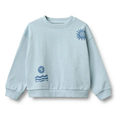 Wheat - Casey organik pamuk sweatshirt | Açık mavi