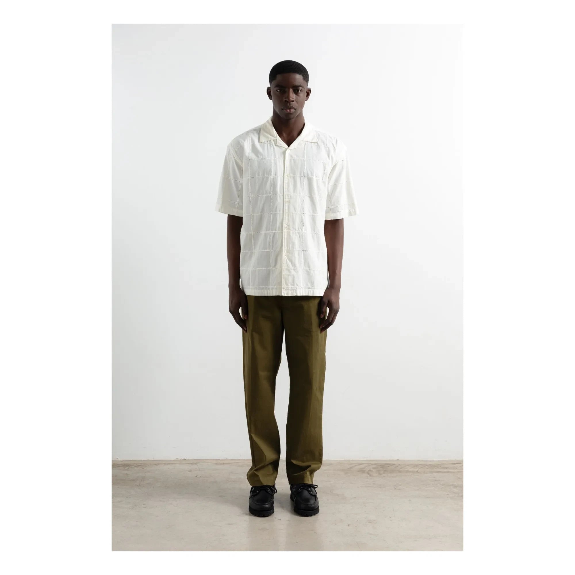 Edmmond Studios - Freedom Short Sleeve Shirt | White