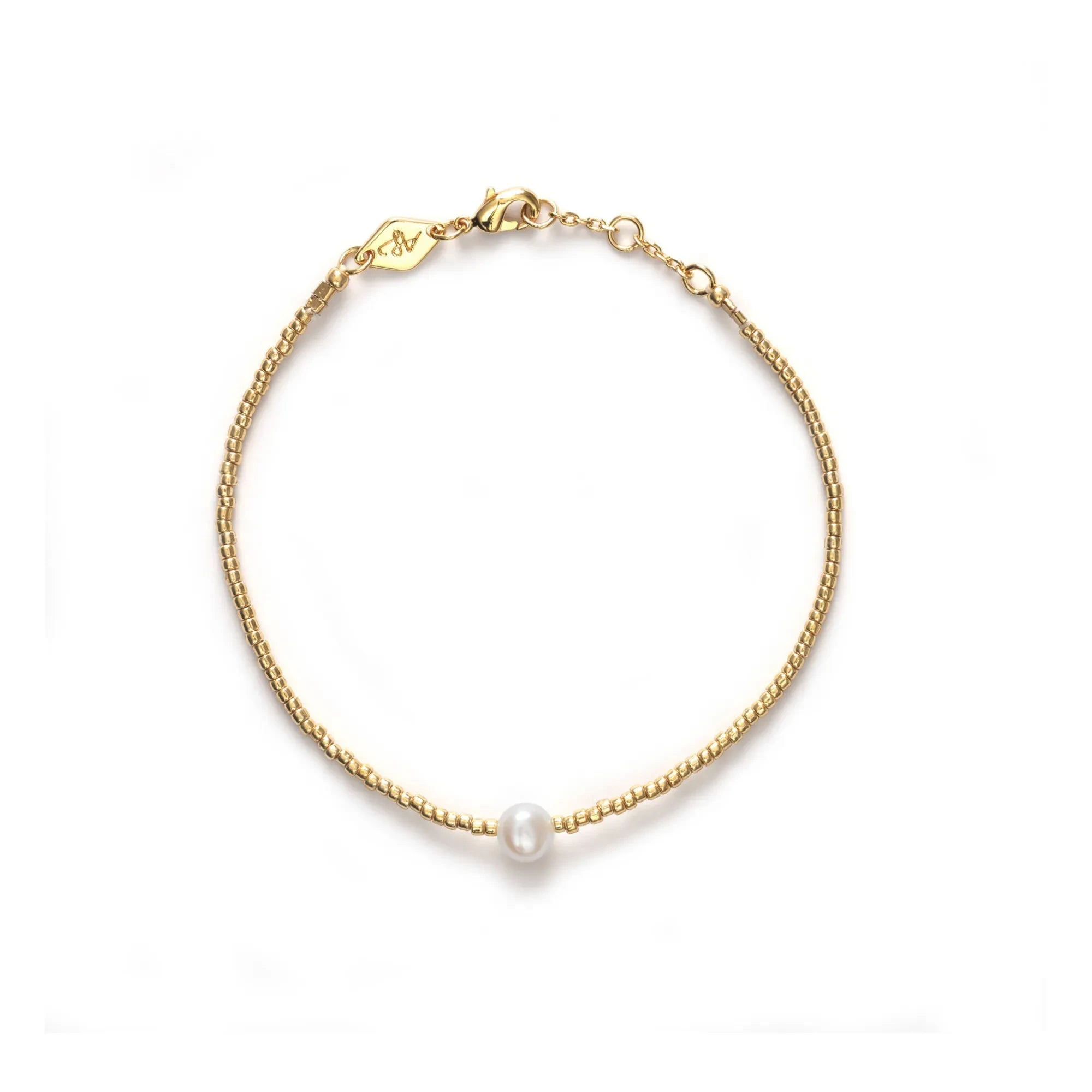 Anni Lu – Perlenarmband | Gold