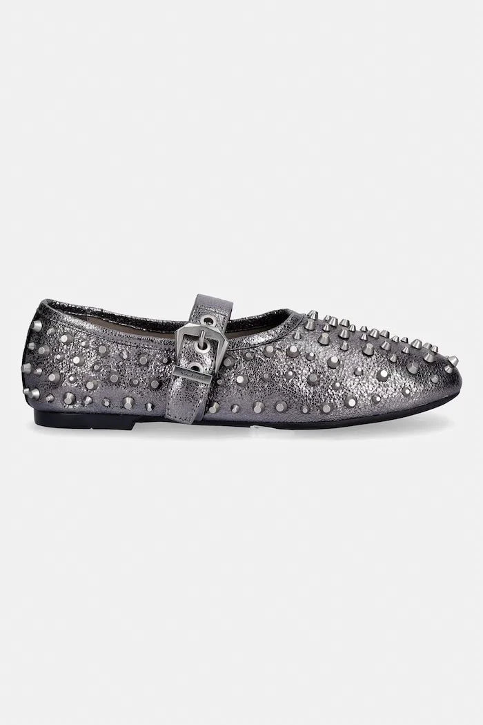 AllSaints Sabine Stud Shoe Deri Balerin
