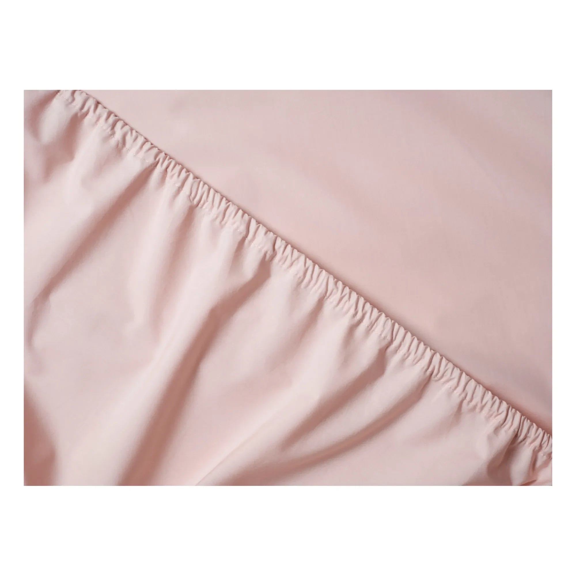 Suite 702 - Organic Percale Fitted Sheet | Blush