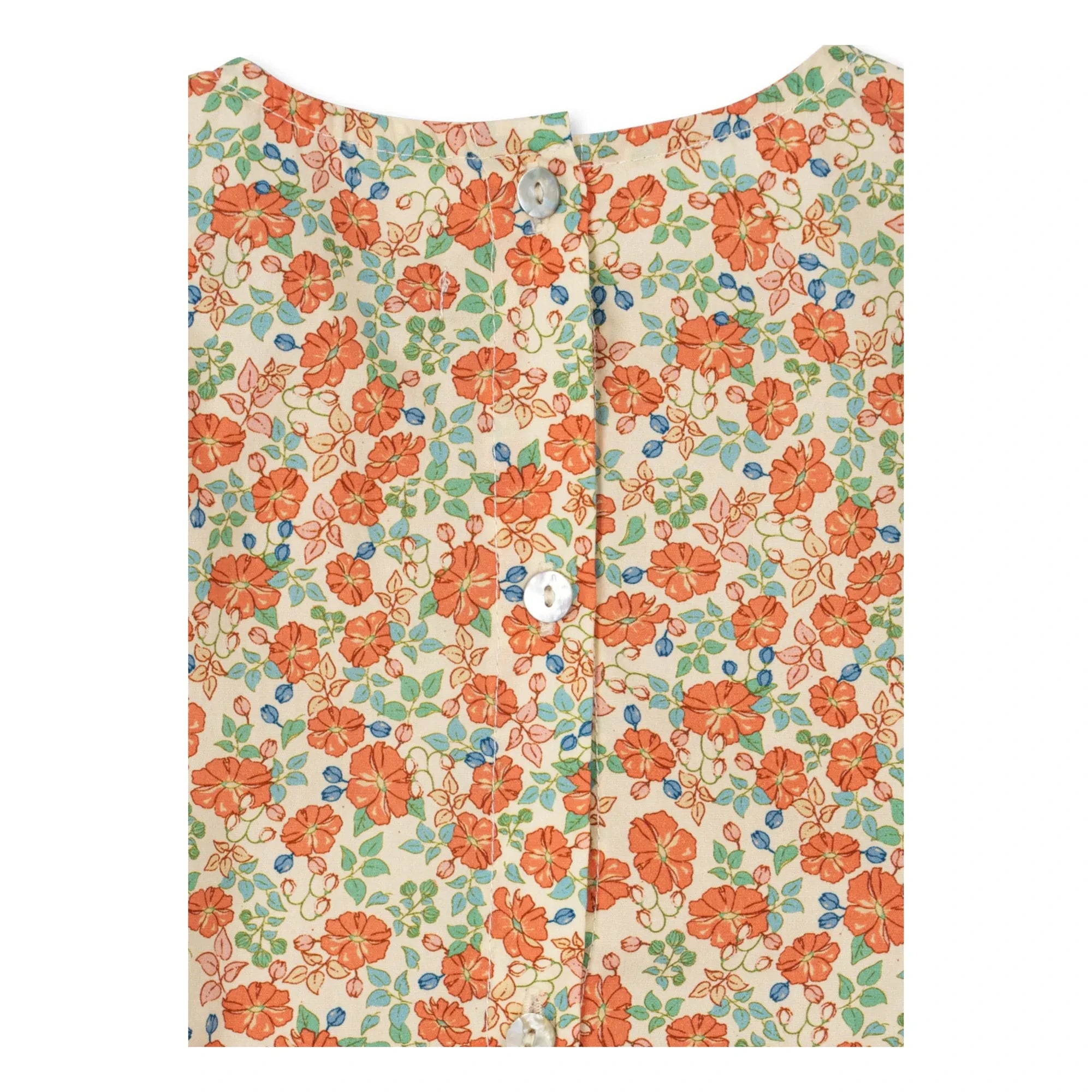 Konges Sløjd - Verbena Organic Cotton Blouse | Orange