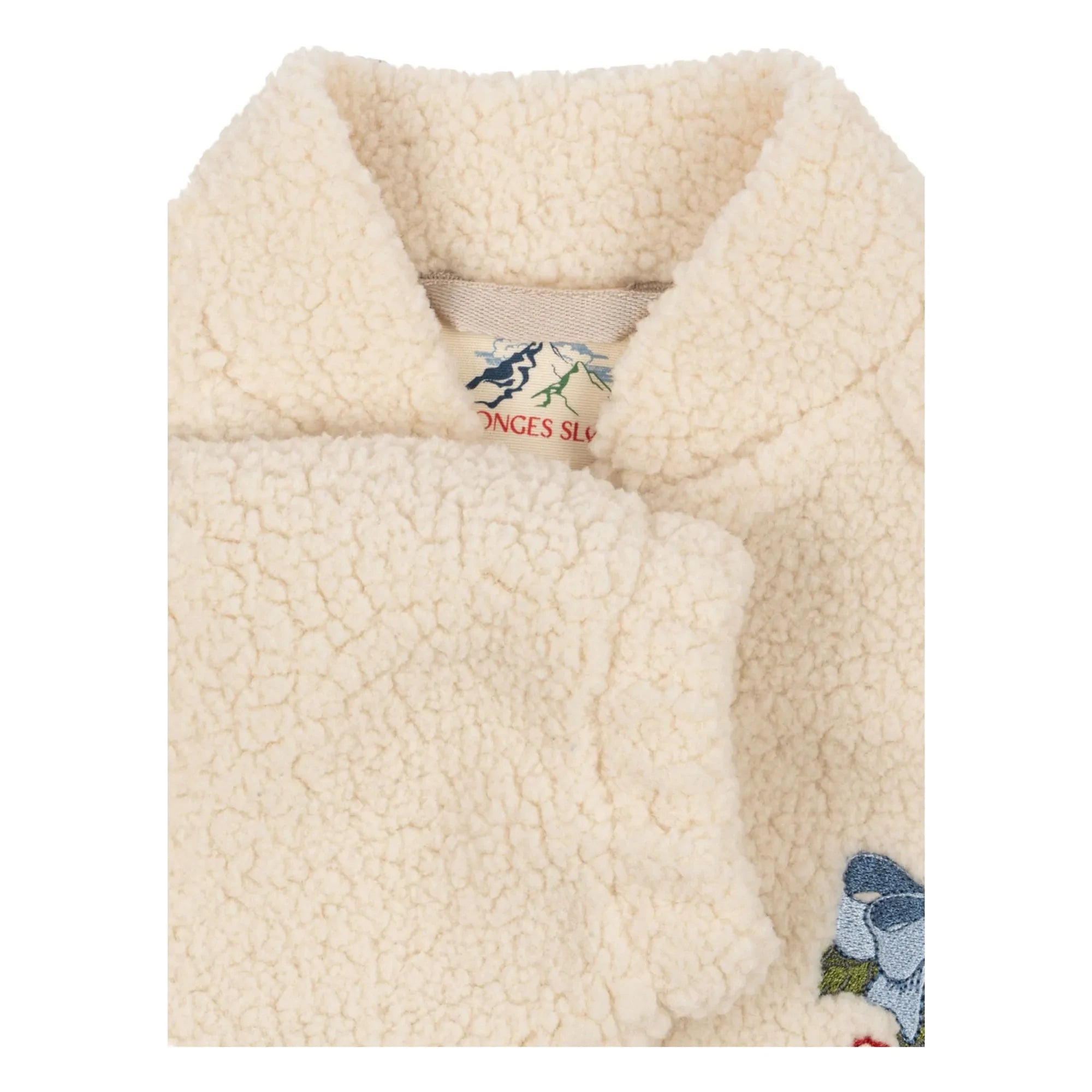 Konges Sløjd - Jazz Sherpa Jacket Cherry Recycled Fibers | Cream