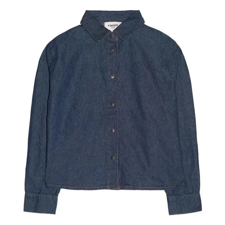 Finger in the nose - Crush Kısa Denim Gömlek | Denim brut
