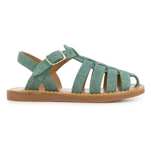 Pom d'Api - Sandalet Beach-Stitch Dad | Nane Yeşili