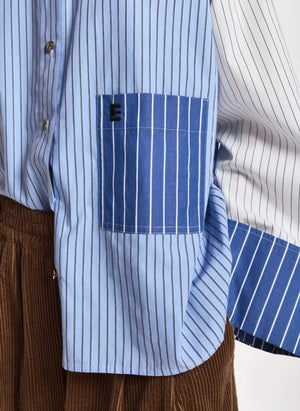 Essentiel Antwerp - Kovid Mix Hemd | Blau