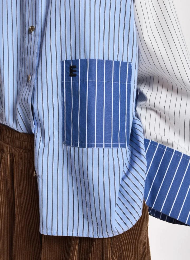 Essentiel Antwerp - Kovid Mix Hemd | Blau
