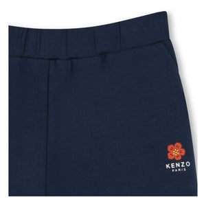 Kenzo - Flower Molton Short Shorts | Navy Blue