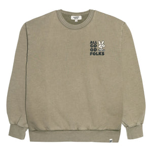 Hundred Pieces - Ryde Sweatshirt aus Bio-Baumwolle | Khaki