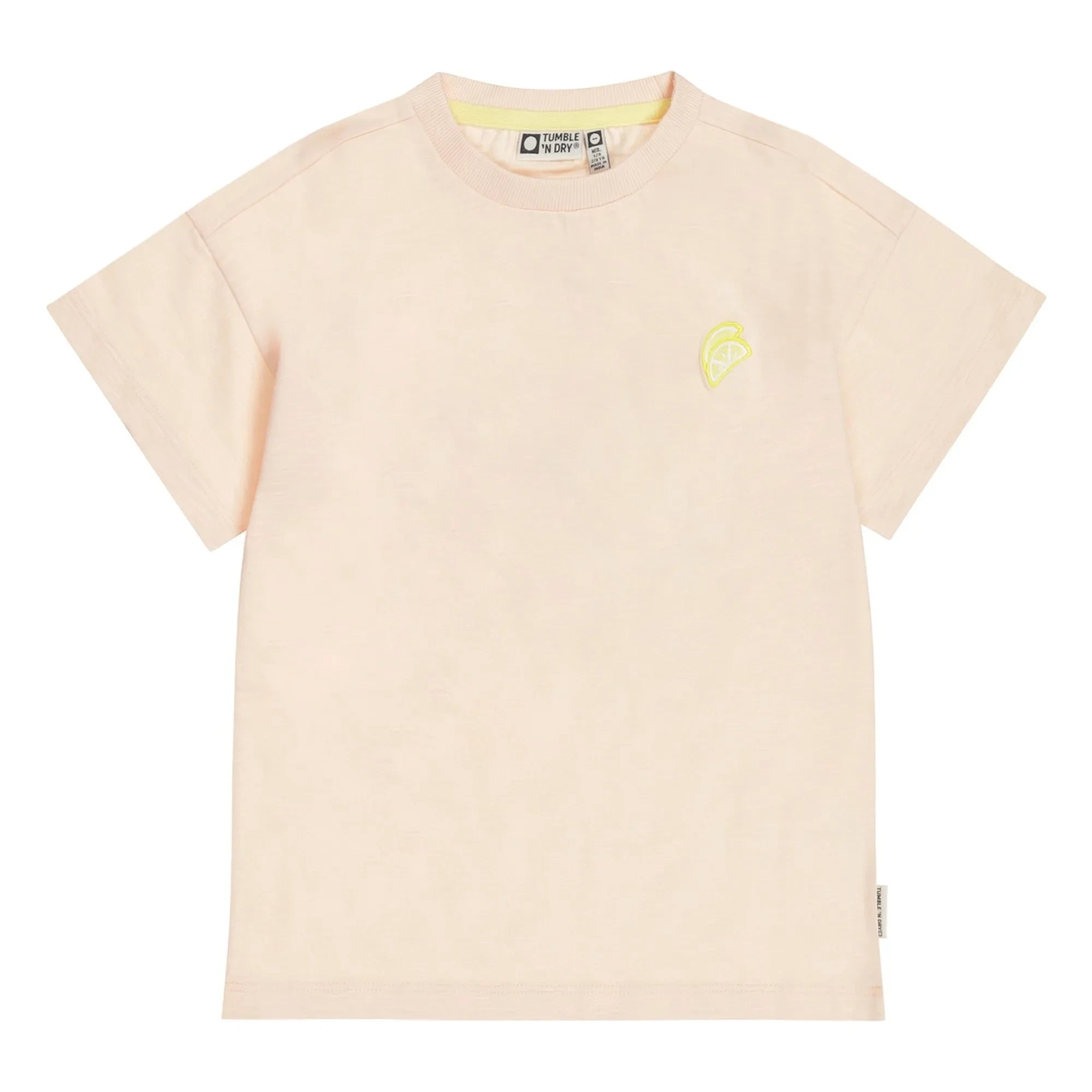 Tumble N'Dry - Oversize T-Shirt Lemons Organic cotton | Peach