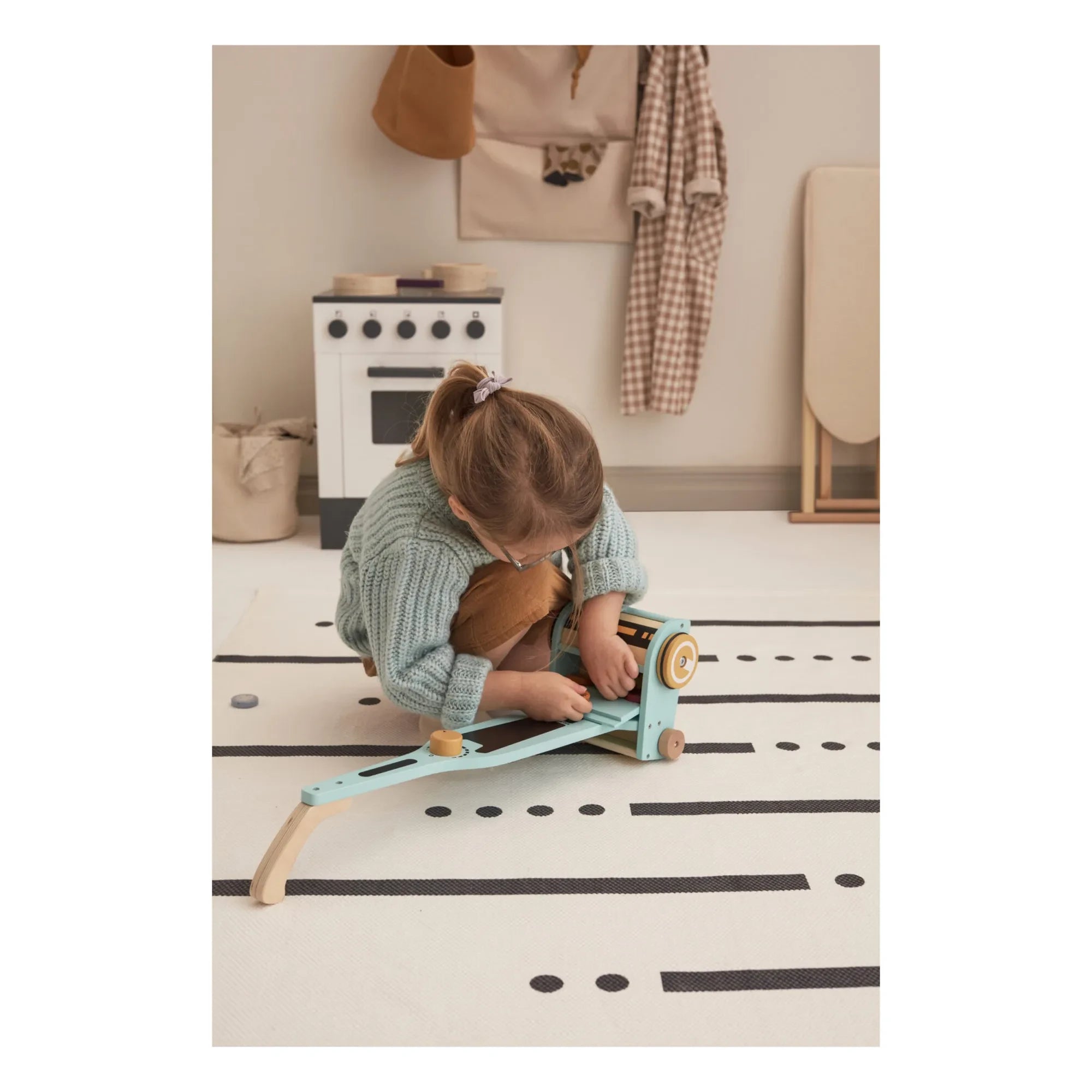 Kid's Concept - Ahşap Elektrikli Süpürge