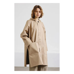 Pomandère - Cotton Canvas Waterproof Jacket | Sand