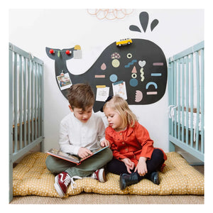 Ferflex - Magnetic Whale Board, with 21 Geometric Shapes