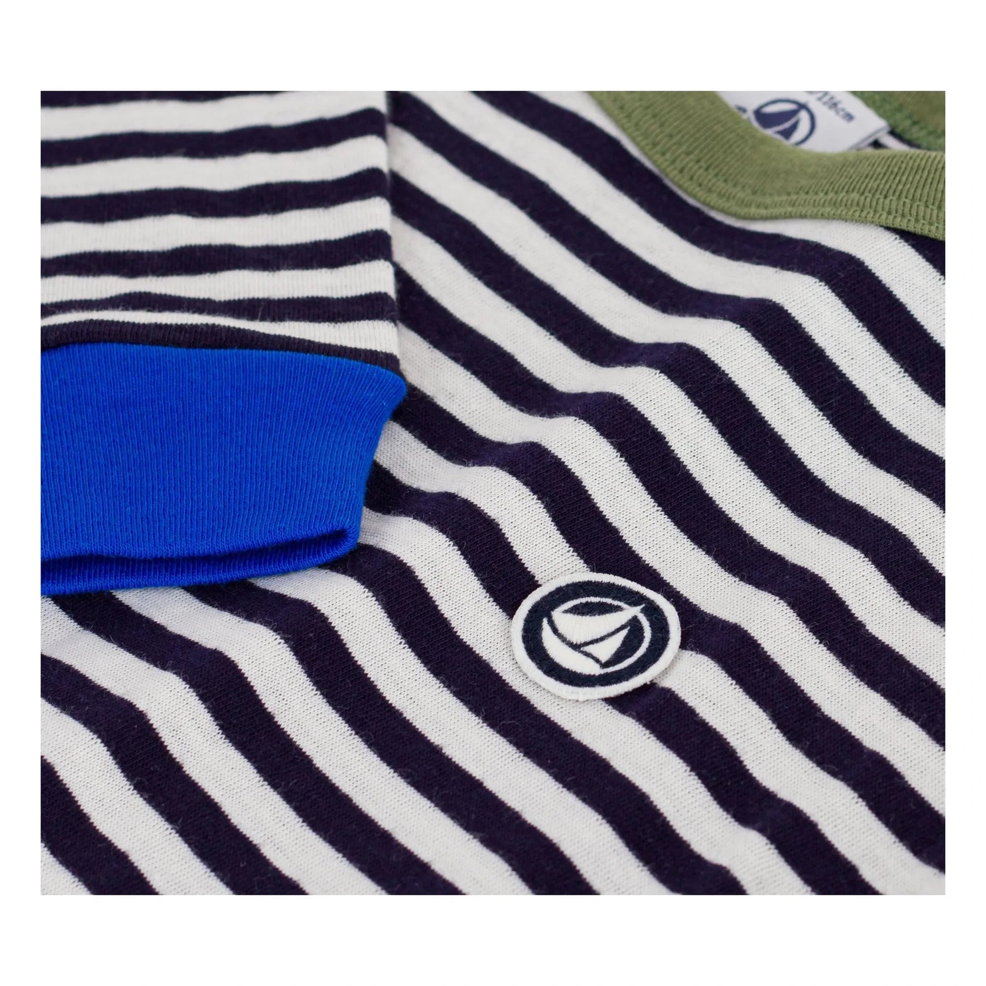 Petit Bateau – Gestreiftes T-Shirt | Blau