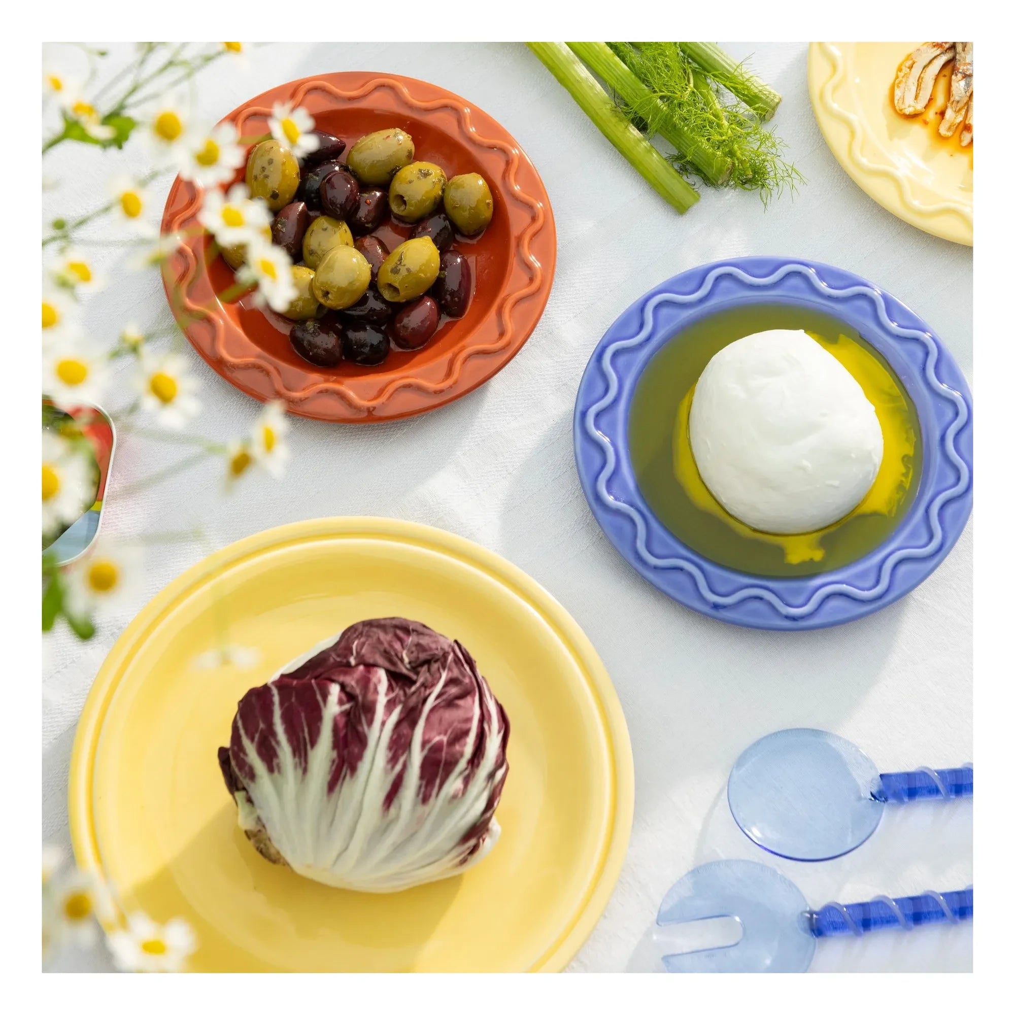 &Klevering - Mochi Plates - Set of 2 | Yellow