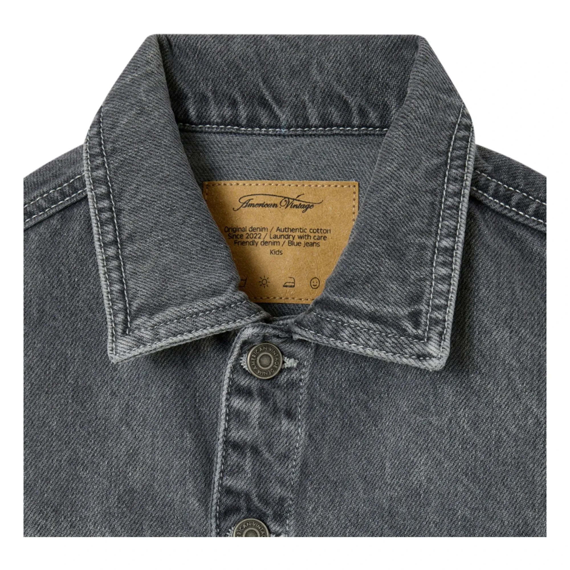 American Vintage - Yopday Kolsuz Kot Ceket | Gri