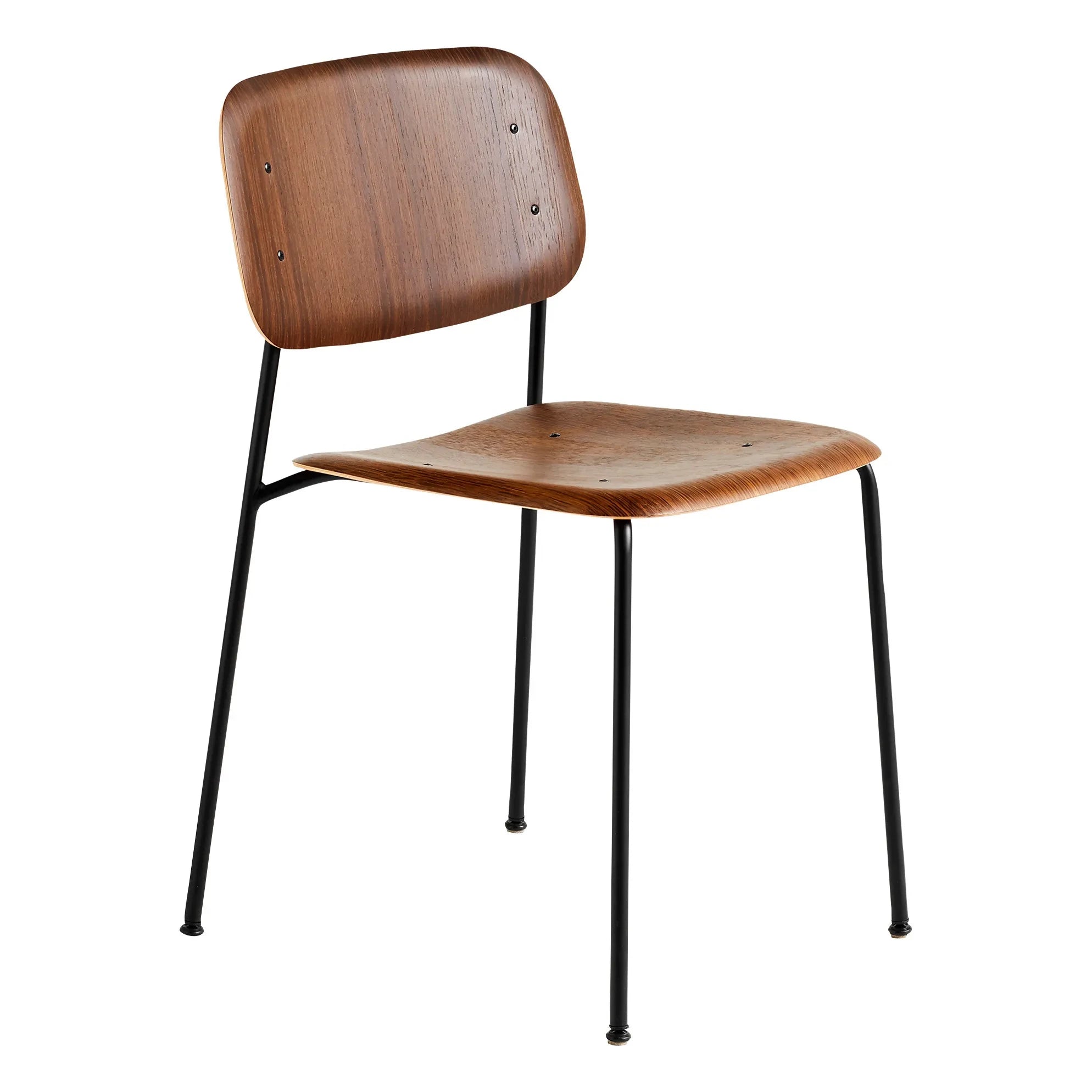 Hay - Soft Edge Holzstuhl | Dunkles Holz