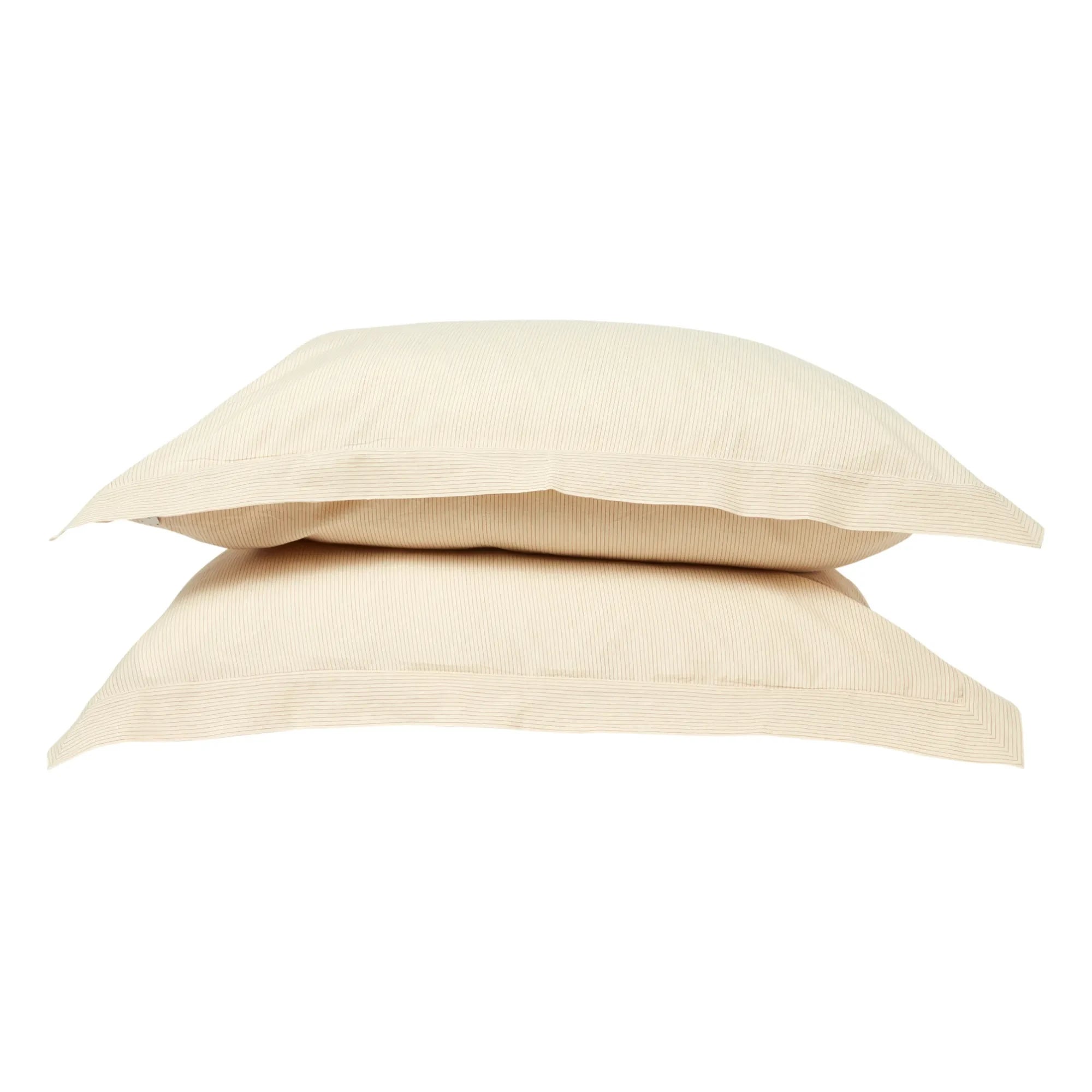 Scarlette Ateliers - Lily Hand-Woven Cotton Pillowcase - Set of 2 | Red