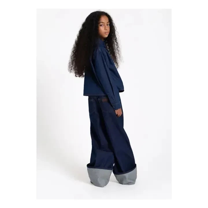 Finger in the nose - Crush Kısa Denim Gömlek | Denim brut