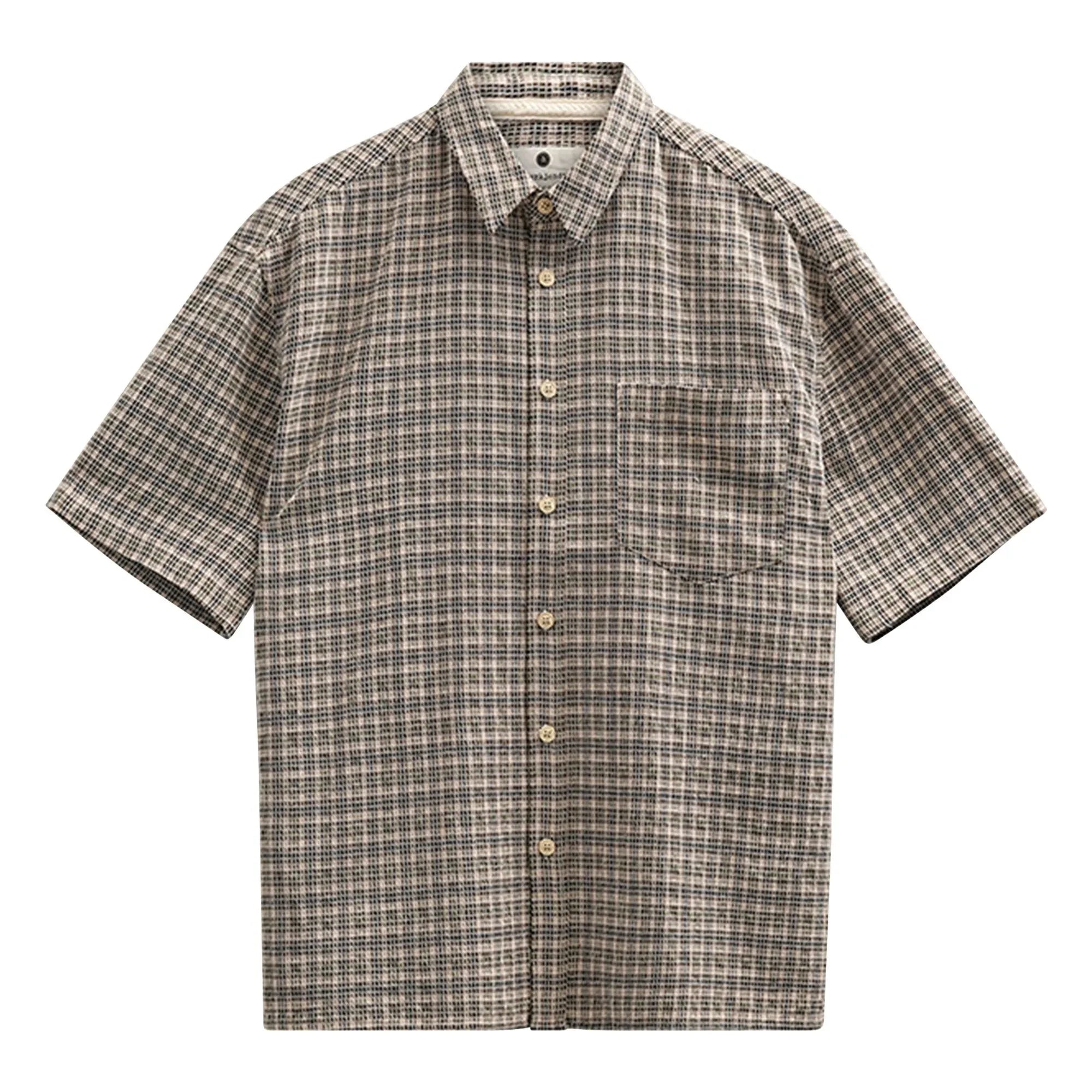 Anerkjendt - Akotto Small Plaid Shirt | Brown