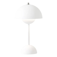 & Tradition - VP9 Flowerpot Taşınabilir Masa Lambası, Vernon Panton | Beyaz