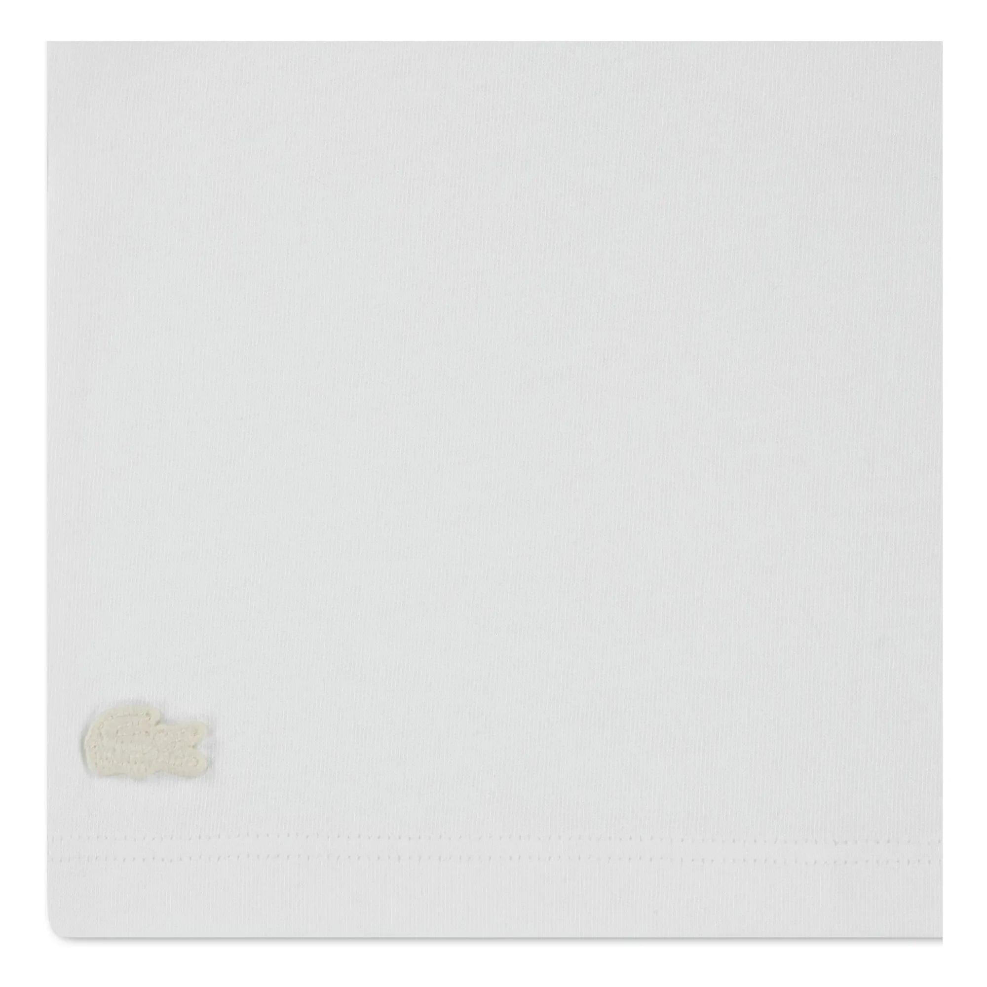 Lacoste - T-Shirt L Kontrastkragen Bio-Baumwolle | Off-White
