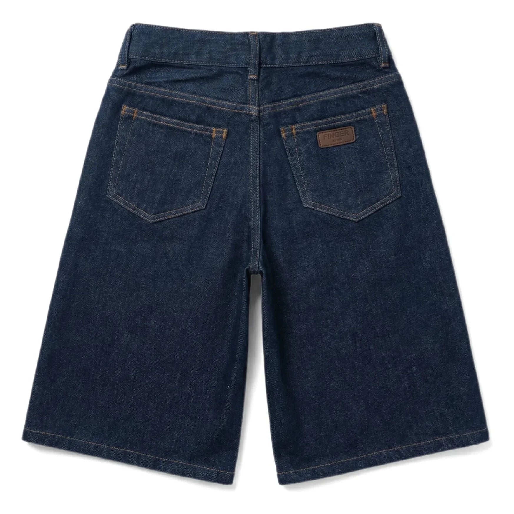 Finger in the nose - Bermuda Denim Dua | Denim brut
