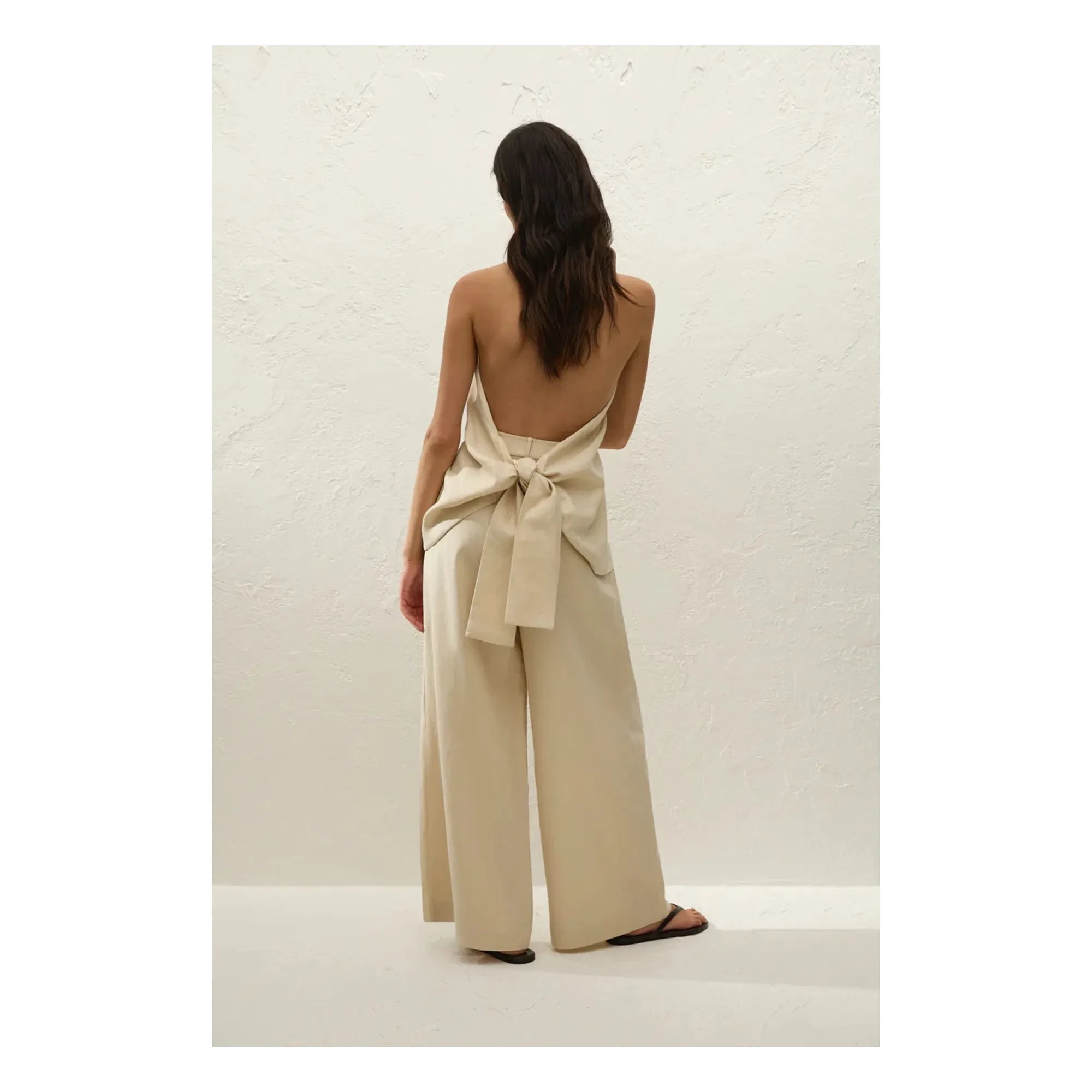 Faithfull the Brand - Biba Linen Top | Panna Cotta