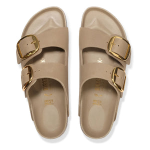 BIRKENSTOCK - Arizona Big Buckle Oiled Leather Sandal | Tobacco