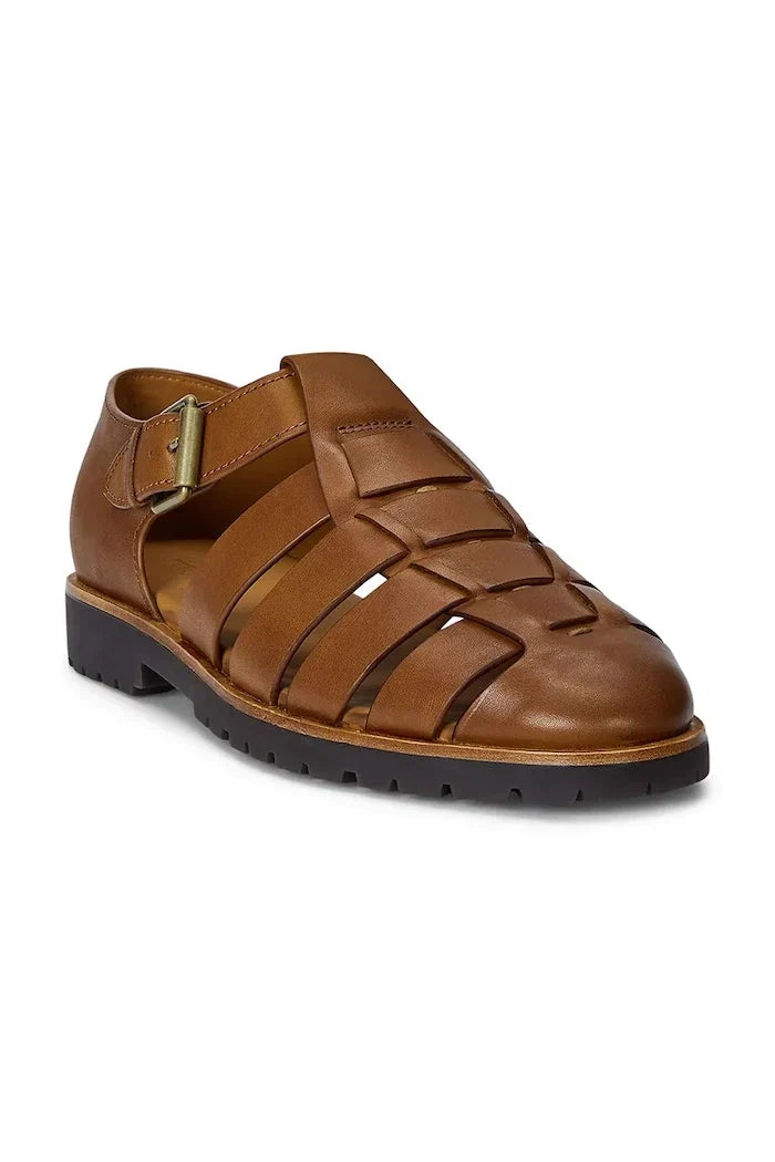 Polo Ralph Lauren Erkek Deri Sandalet Finn Lug