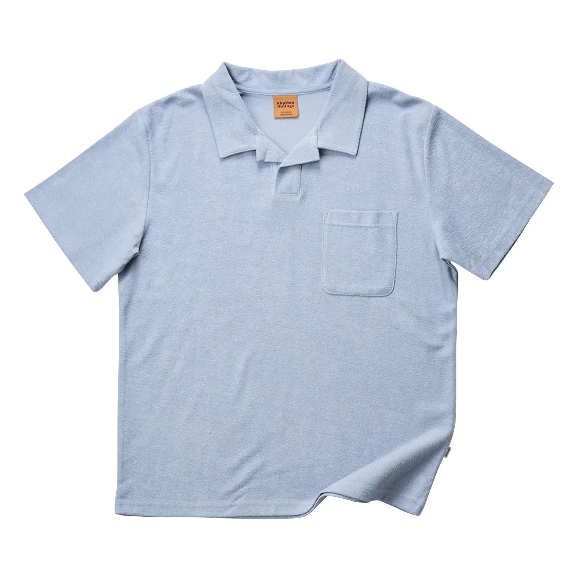Rhythm - Vintage Terry polo tişört | Açık Mavi
