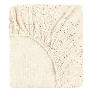 Nobodinoz - Bettlaken Wabi Sabi Milky Way | Blau