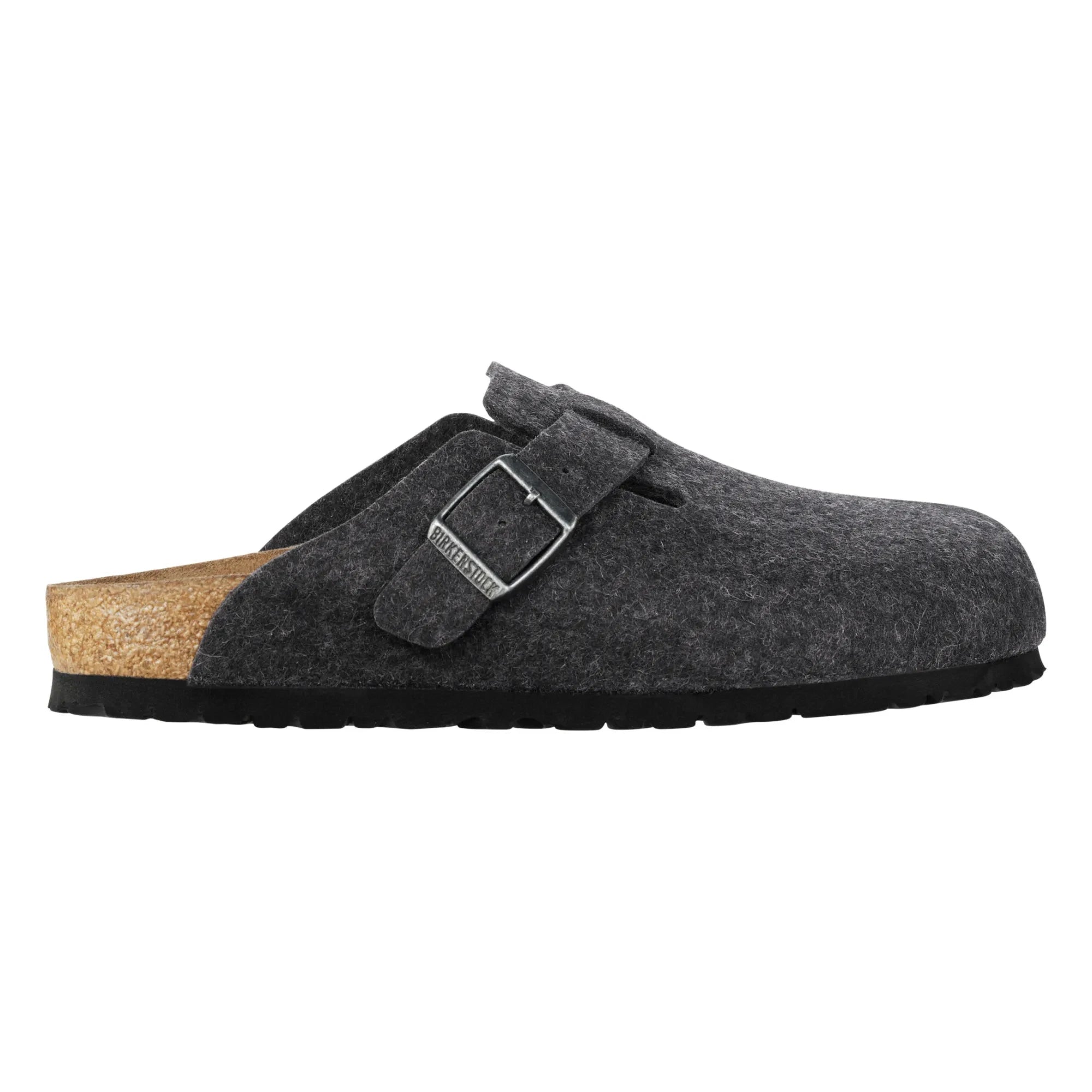 BIRKENSTOCK - Boston Standart Kalıp Terlikler - Yetişkin Koleksiyonu | Kömür grisi
