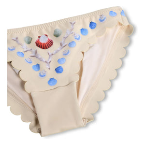 Molo - Nolina Coquillages Recycled Fiber Swimsuit | Nude