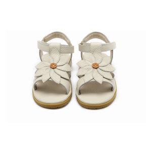 Donsje - Iles Fields Daisy Deri Sandaletler | Krem