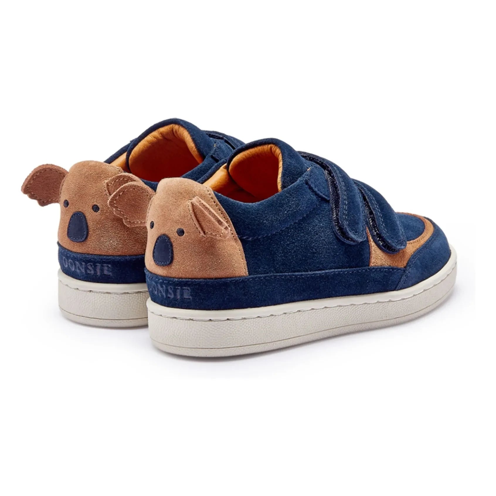 Donsje - Rinou Koala Wildleder-Sneakers mit Zacken | Nachtblau
