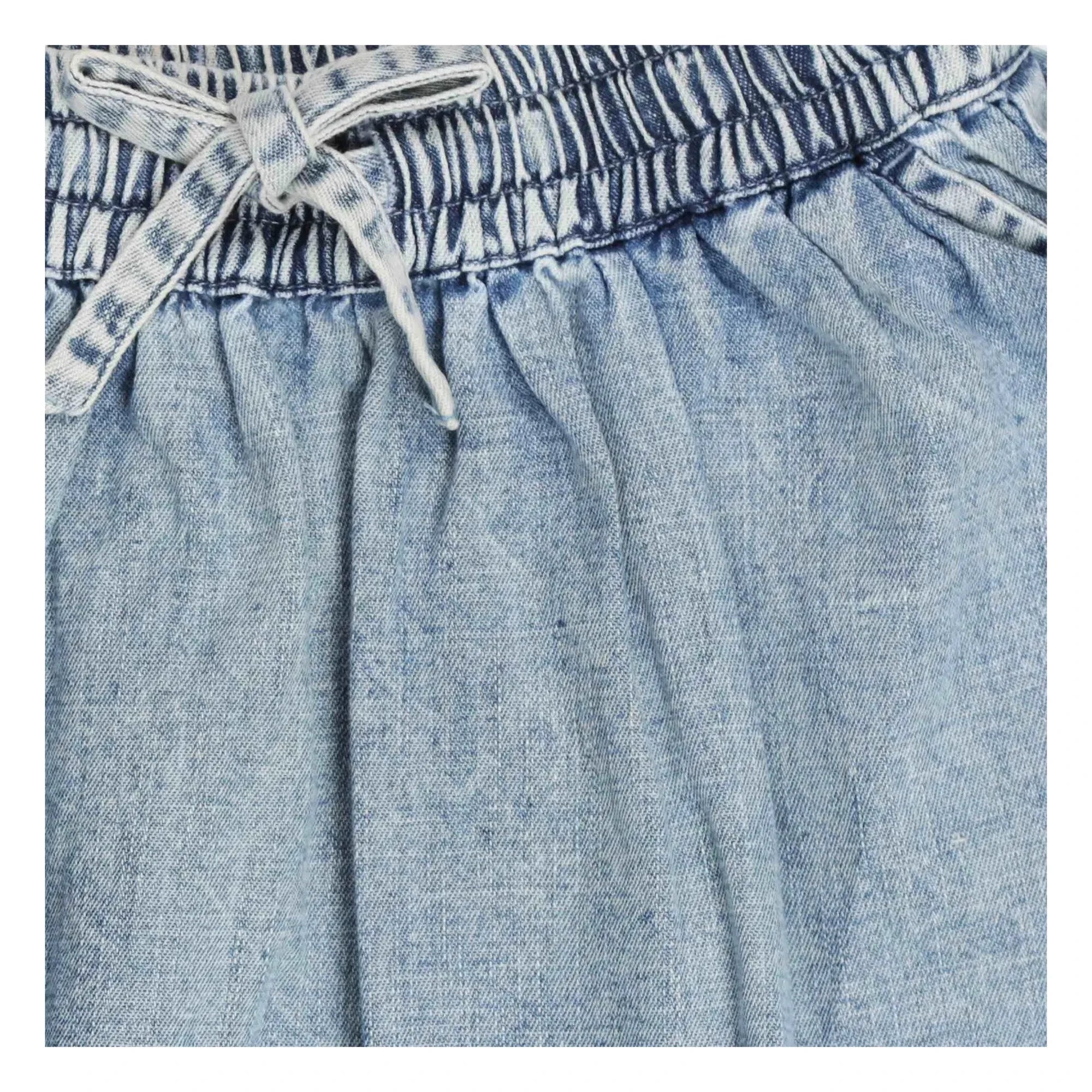 Tumble N'Dry - Yıkanmış mavi Denim Piron etek